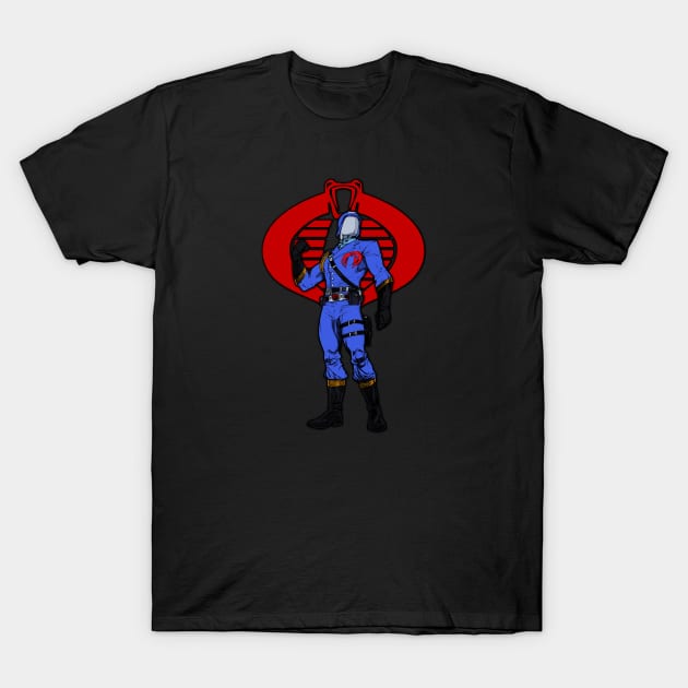 Cobra Commander - Helmet T-Shirt by BigOrangeShirtShop